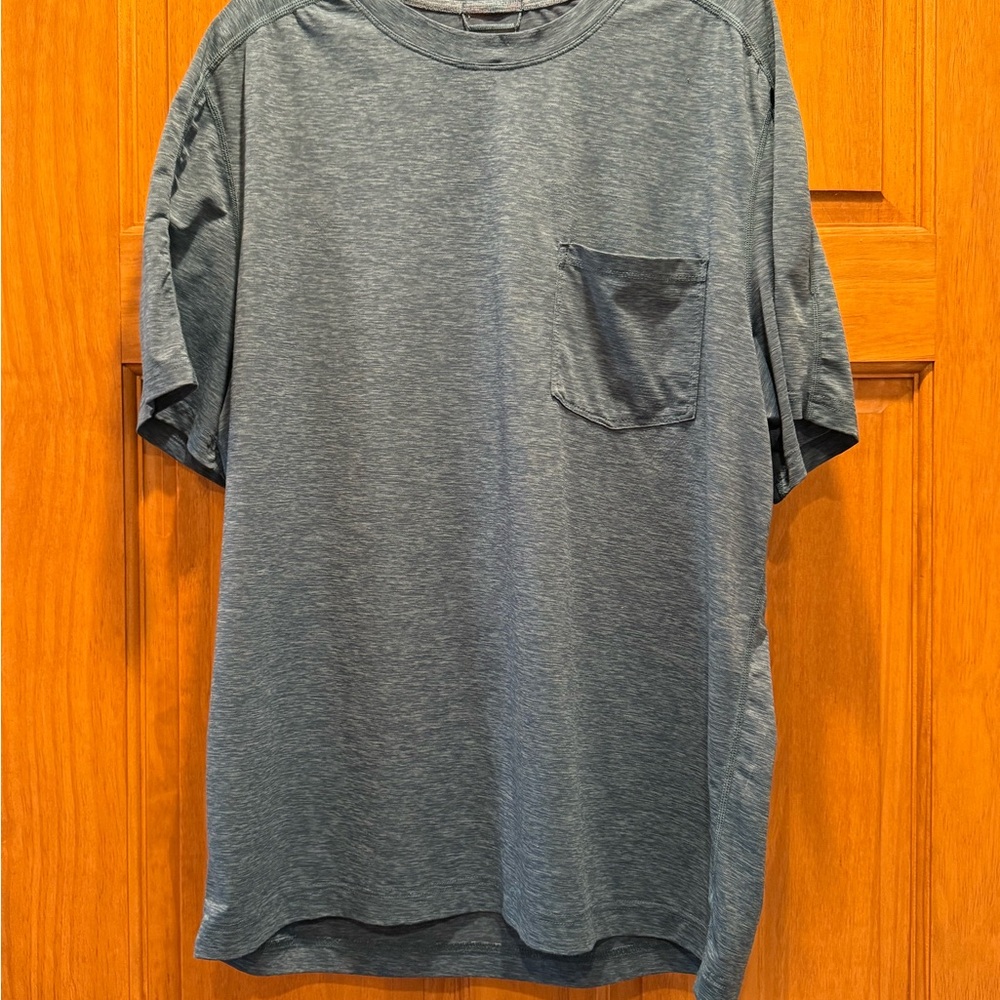 Prana Blue Short Sleeve Tee
